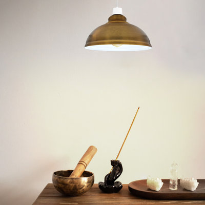 Paquet de 3 abat-jour en métal pour luminaire suspendu, abat-jour de remplacement pour luminaire suspendu Vintage Curvy, luminaire suspendu moderne en métal.