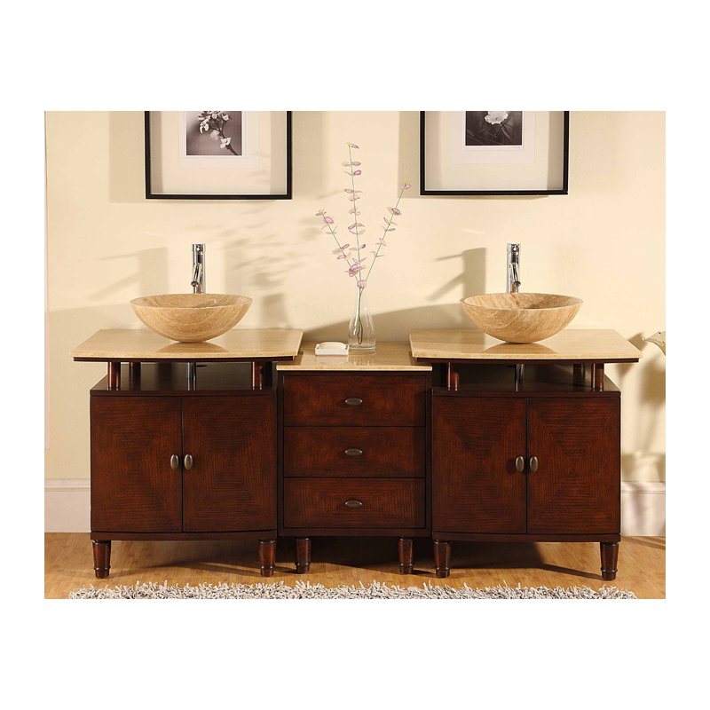Ensemble de meuble-lavabo double 73 po Rozier