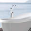 Robinet de baignoire autoportant avec douche à main-127305504