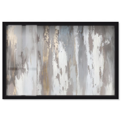 «Flooding Gold I Shadowbox Print Boho» par Art Remedy