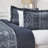Keesey Indigo/Light Gray Standard Cotton 3 Piece Duvet Cover Set-943145093