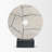 Orin White Marble Round Disc Decorative Object