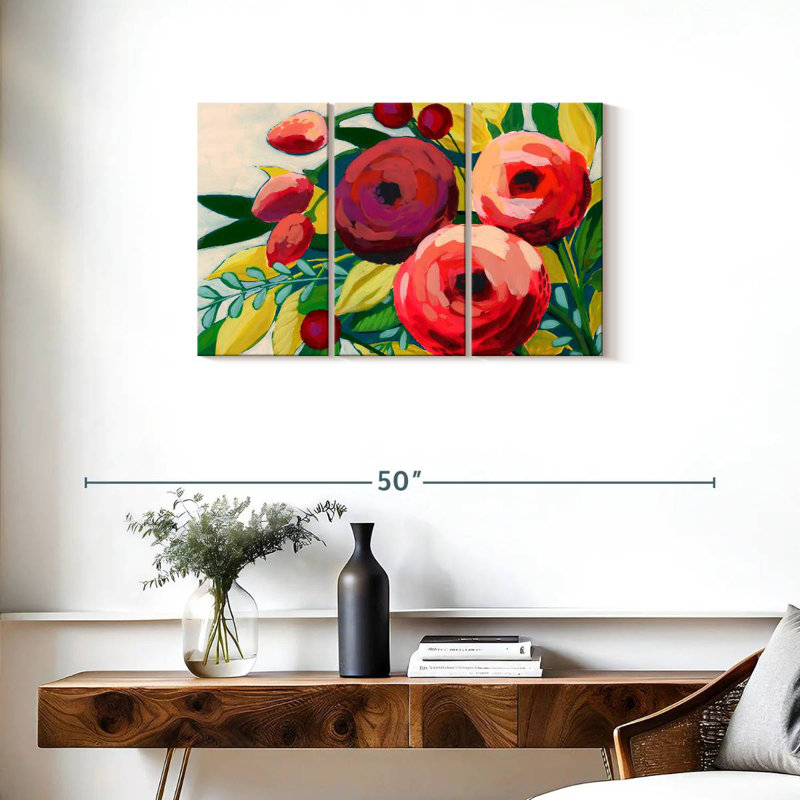 Harnek Vivacious Bloom II, 20" H x 33" W