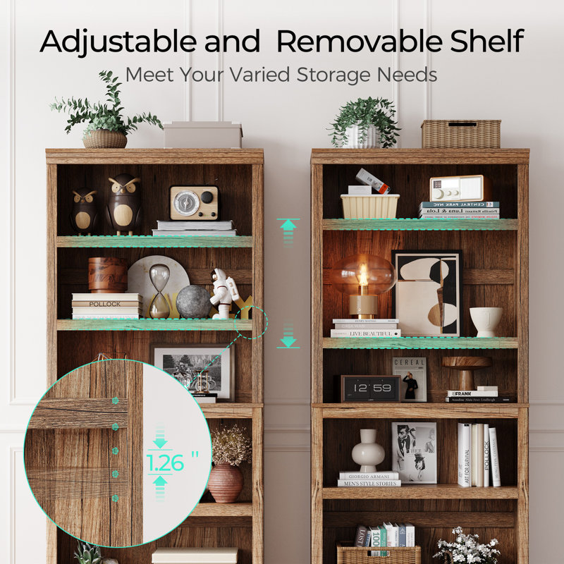 Patrick Bookcase, Dark Brown