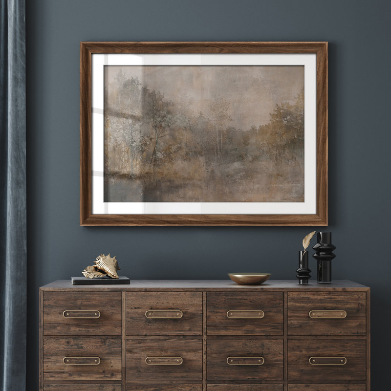 Framed Wall Art Vintage Antique Classic for Bedroom - 26"x36" Brown, Framed Print with Mat
