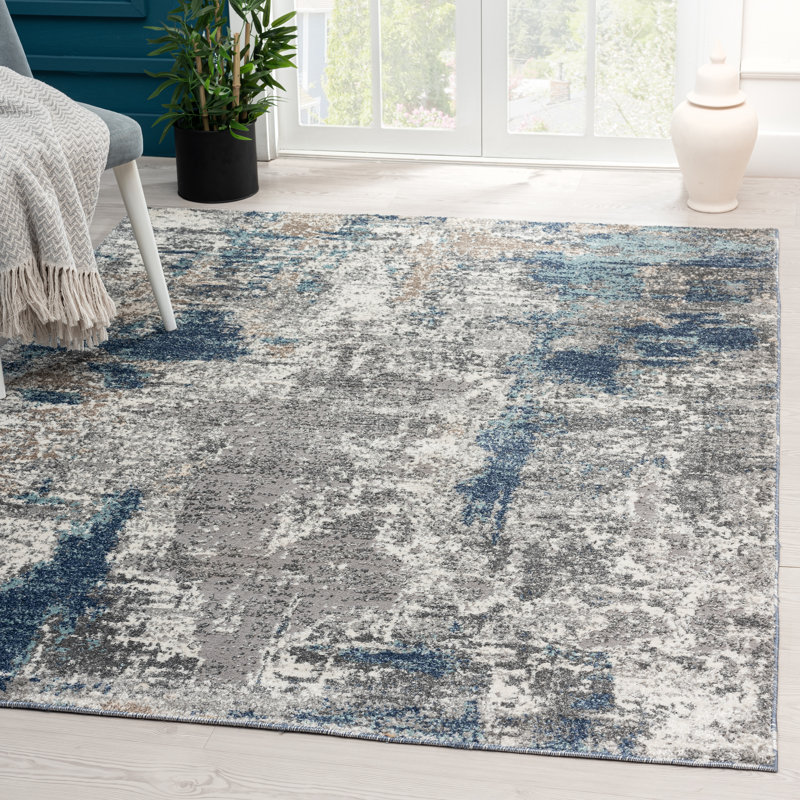Sevda Abstract Indoor Rug, Rectangle 6' x 9'