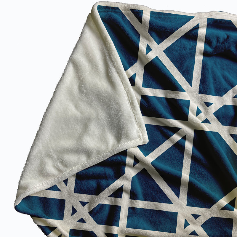 Throw Blanket, 50" H x 60" W x 0.5" D, Teal