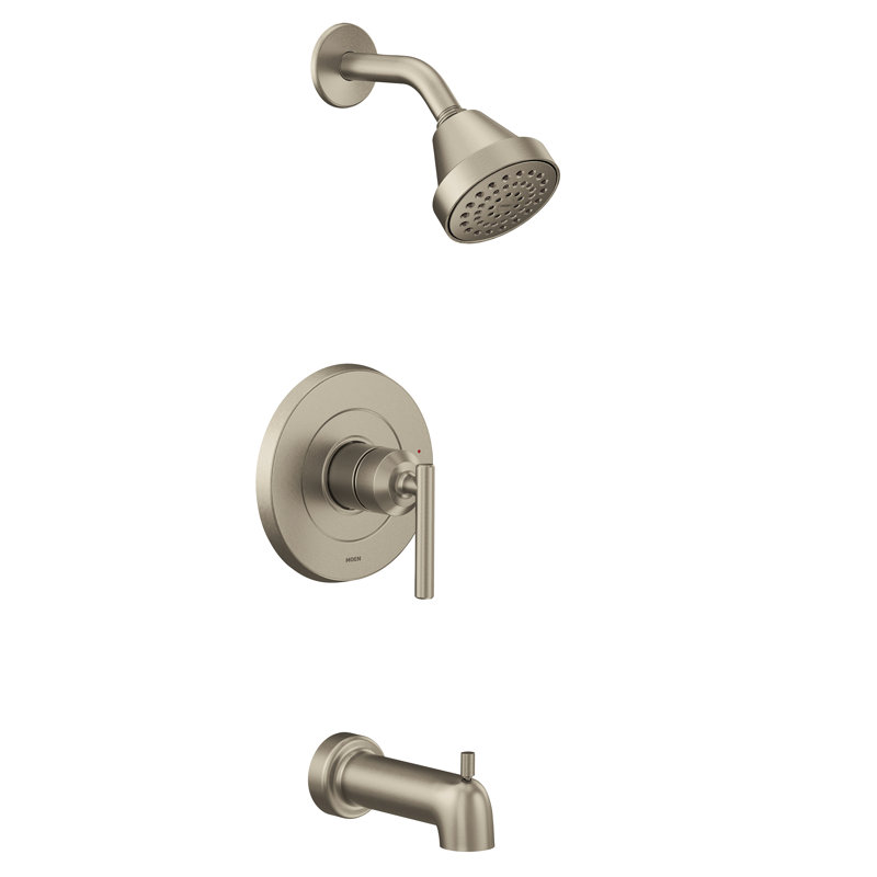 Gibson Eco Performance Tub and Shower Faucet, Brushed Nickel