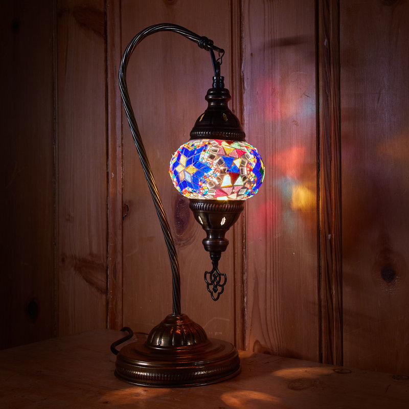 Karlie Metal Lighting Lamp, Blue/Yellow/Green