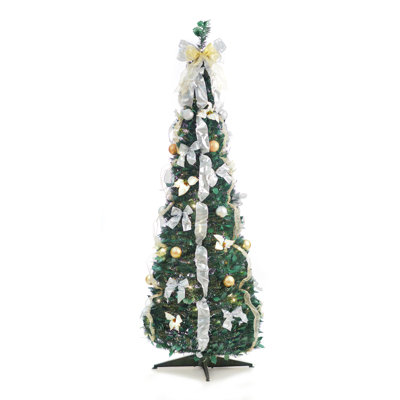 0.16' H Lighted Artificial Christmas Tree