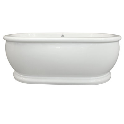 Domingo 70'' L Freestanding Soaking Bathtub