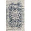 Tapis oriental iranien crème / bleu marine-1635110987