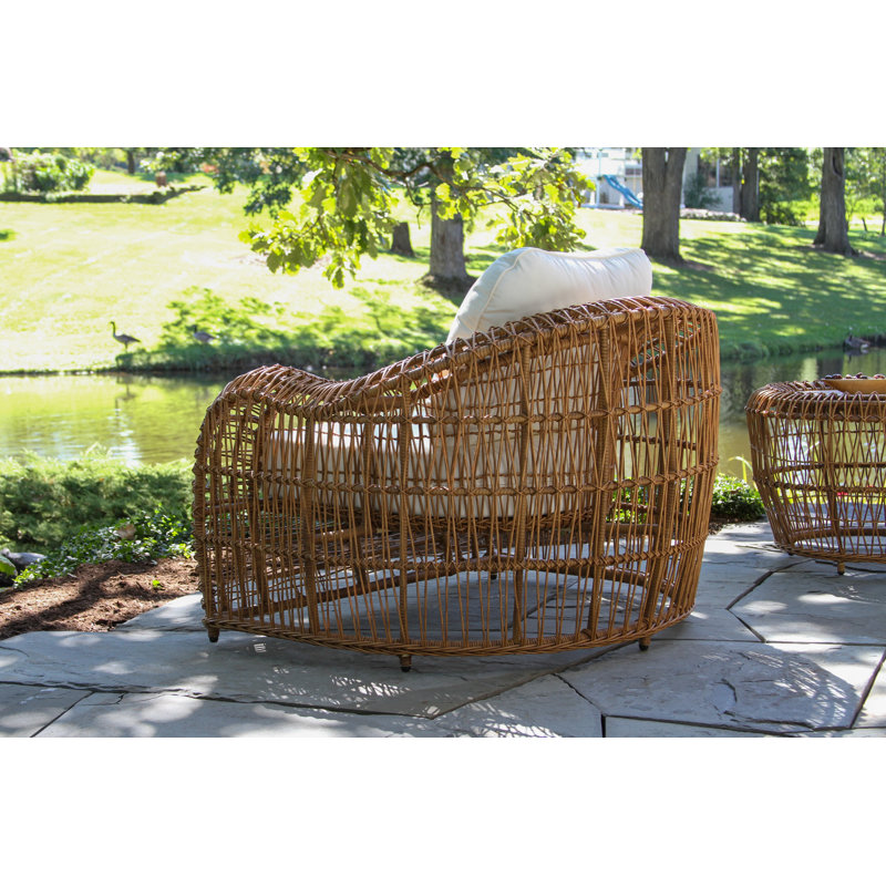 Alyshia 4 Piece Sofa Set with Sunbrella Cushions
