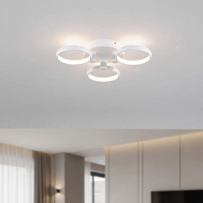 UltraBeam 18 Watt Ring Design LED Flush Interior Ceiling Light