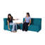 Chaise mobile sans accoudoirs avec panneau technique Pro Series - Gris-102905279