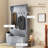 38" 3-In-1 Entryway Hall Tree With Storage Bench, Coat Rack With Four Hooks And Shoe Storage-2097479847
