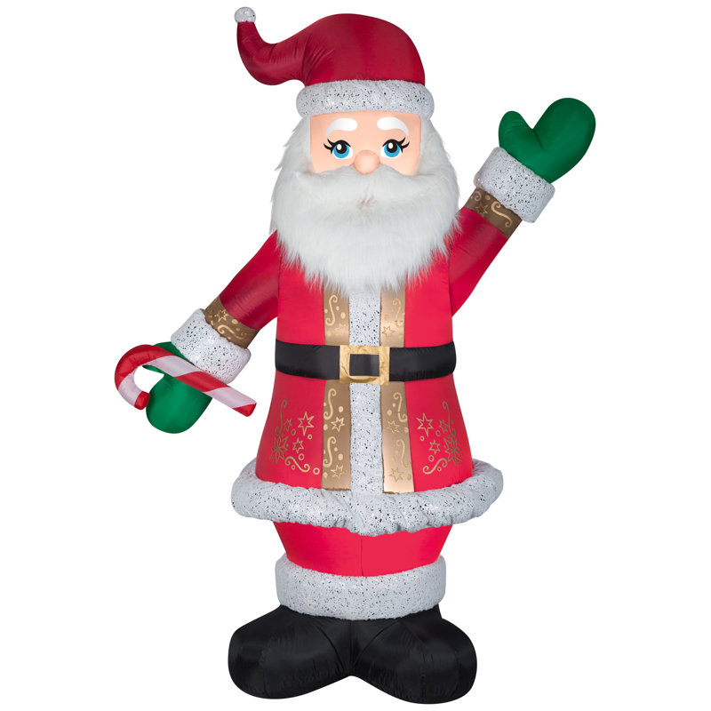 Gonflable Airblown-Mixed Media-Luxe Santa