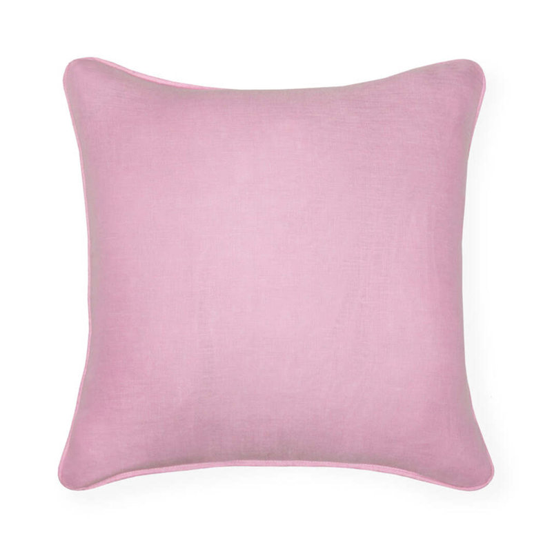 Manarola Square Pillow Cover & Insert, Gray/Clearwater