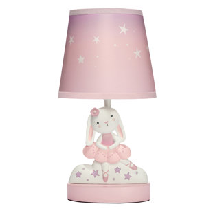 Petite lampe danseuse avec abat-jour et ampoule