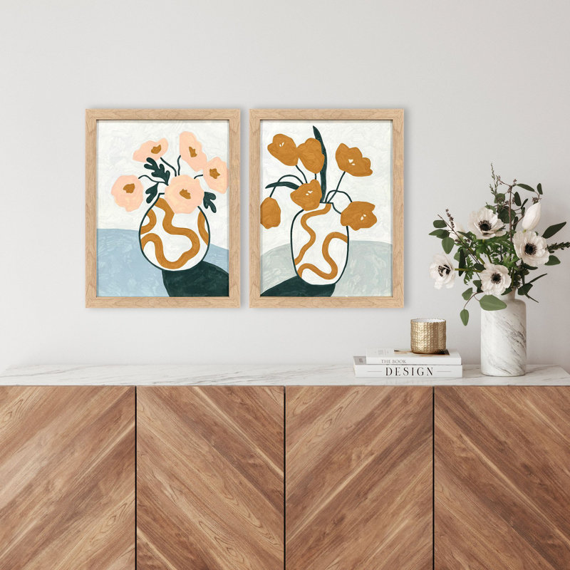 Whimsical Bloom Framed Art