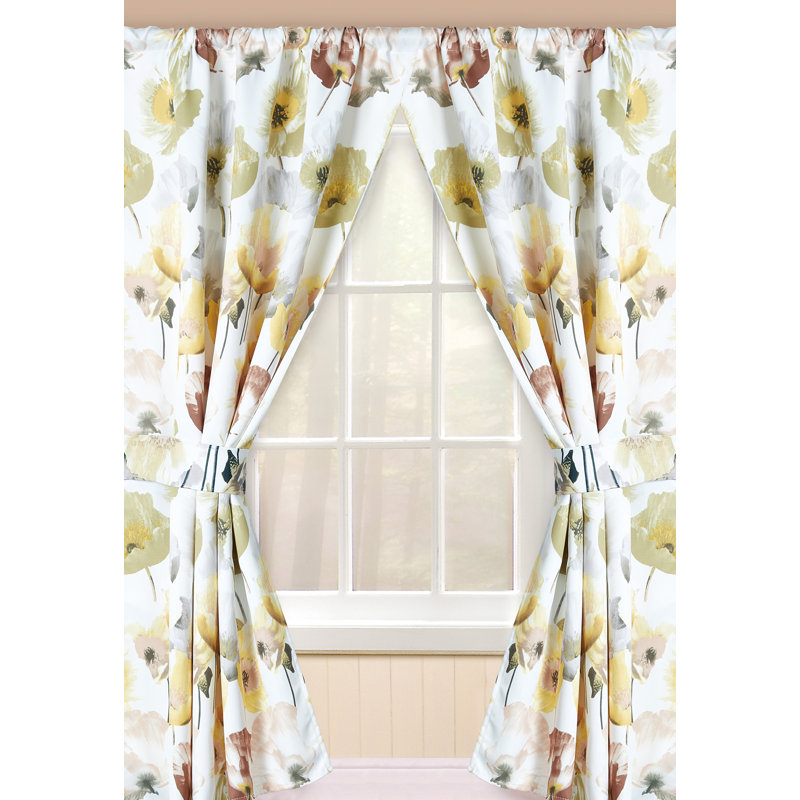 Caldecote Room Darkening Curtain Pair, Pastel Moss