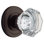 Filmore Privacy Door Knob with 5048 Rose