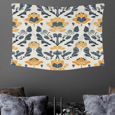 Floral Wall Tapestry -  Nature Wall Decor