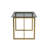 Tariebi 4 - Person Glass Top Double Pedestal Dining Set-359115196