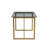 Tariebi 4 - Person Glass Top Double Pedestal Dining Set-359115197