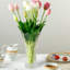Grand vase à fleurs festonné 9 "Lorren Home Trends