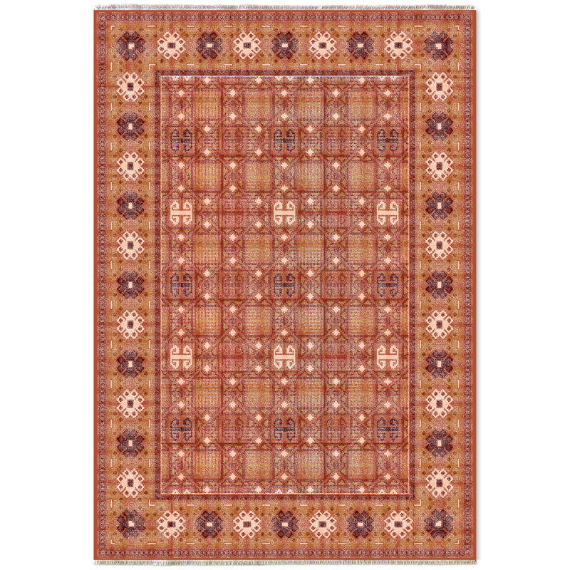 Tapis Zyir avec envers antidérapant, Tapis de couloir 5 pi 3 po x 11 pi 6 po