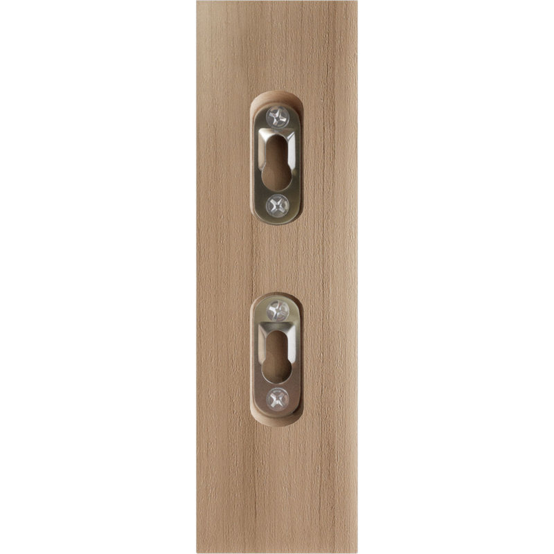 Petit support en bois d'aulne l 1 3/4 po x P 6 po x H 6 po, Aulne