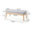 Contemporary In Grey With Surface And Solid Birch Legs Mid Century Modern Comfy Cushion