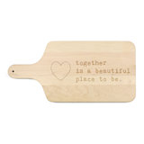 Together Favourite Place to Be Paddle Cutting Board