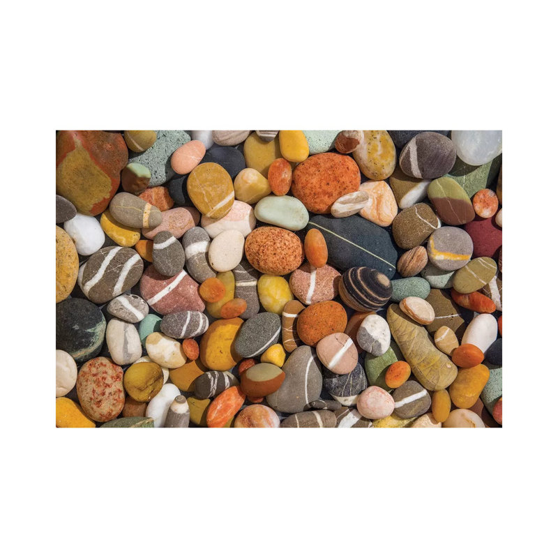Beach Stones Collection by Barbara Markoff - Wrapped Canvas Print, 20.32cm H x 30.48cm W x 1.91cm D
