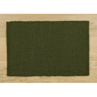 Solid Colour Wool Area Rug