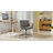 Cross-Legged Swivel Executive Office Chair with Flip-up Arms -1496342072
