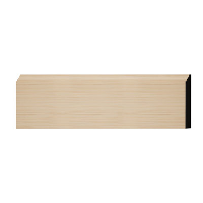 WM618 - Americraft Ogee Baseboard Solid Hardwood Moulding, 9/16"D x 5 1/4"W x 96"L, Stain Grade Alder
