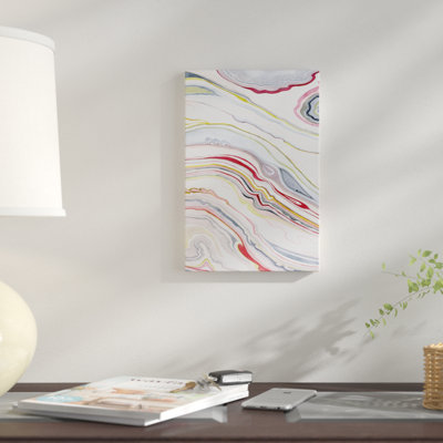 «Watercolor Marbler II», impression sur toile