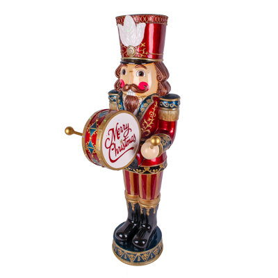 58 in. Animated Nutcracker with Multicolor Lights and Music