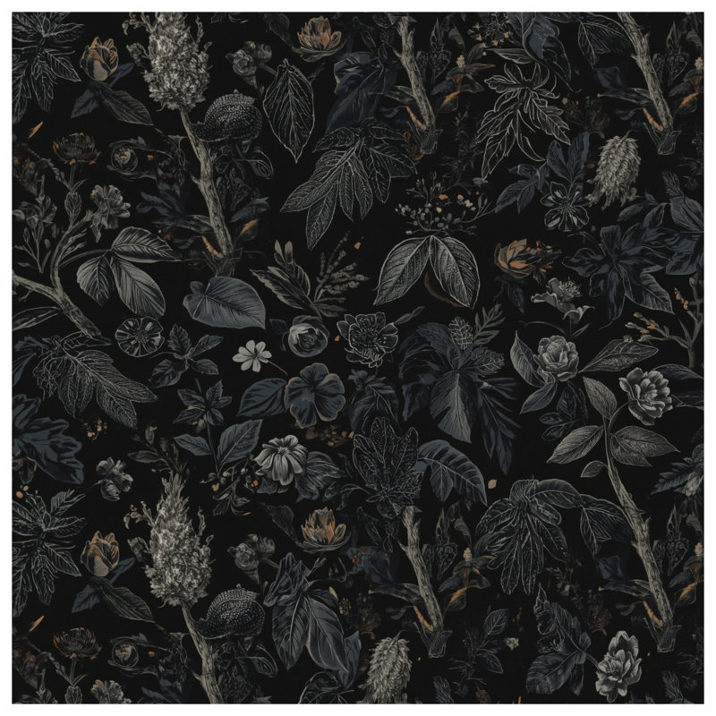 Tapis de bain à motif floral Botanical, L 34 po x L 21 po