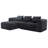Modular Sectional Sofa, Modern Modular L-Shaped Sofa With Chaise Longue, Equipped With Small Side Pockets And Free Of Compression During Installation.-397817497