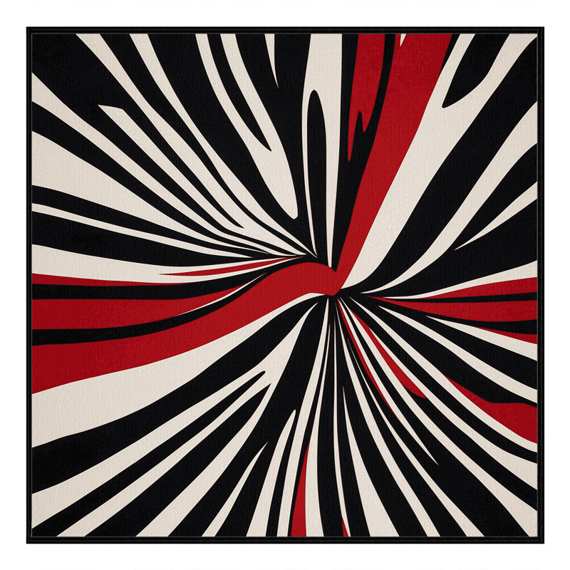 Tapis Crimson Harmony, Carré 8 pi