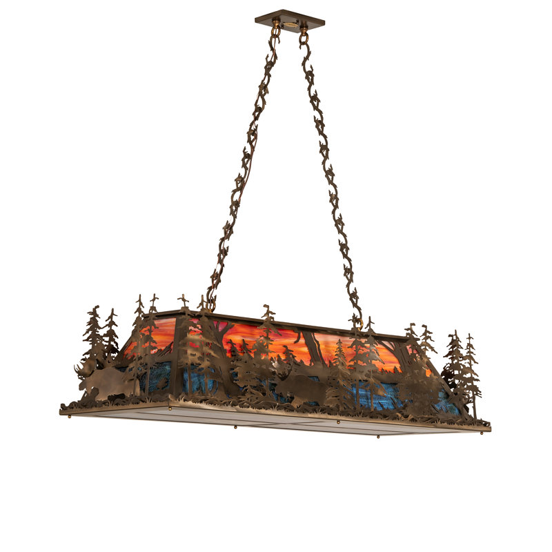 Luminaire suspendu long orignal 53 po
