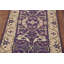 Tapis de couloir oriental mauve Oushak 3 x 10