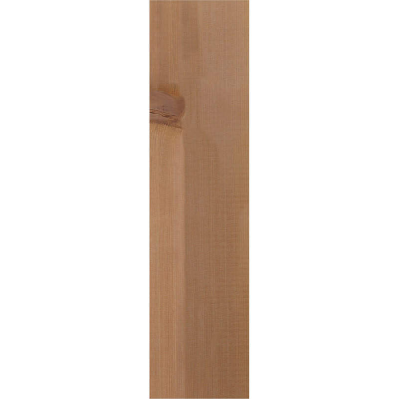 Corbeau alpin avec contre-plaque, H 22 po x l 5,5 po x P 14 po, Lisse, Cèdre rouge