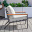Chaise d'extérieur en aluminium William