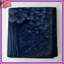 Couvre-lit matelassé à motif floral bleu-127459070