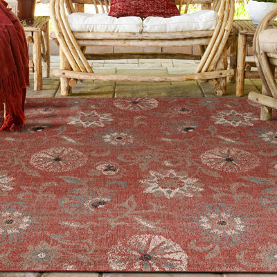 Tapis d'extérieur botanique