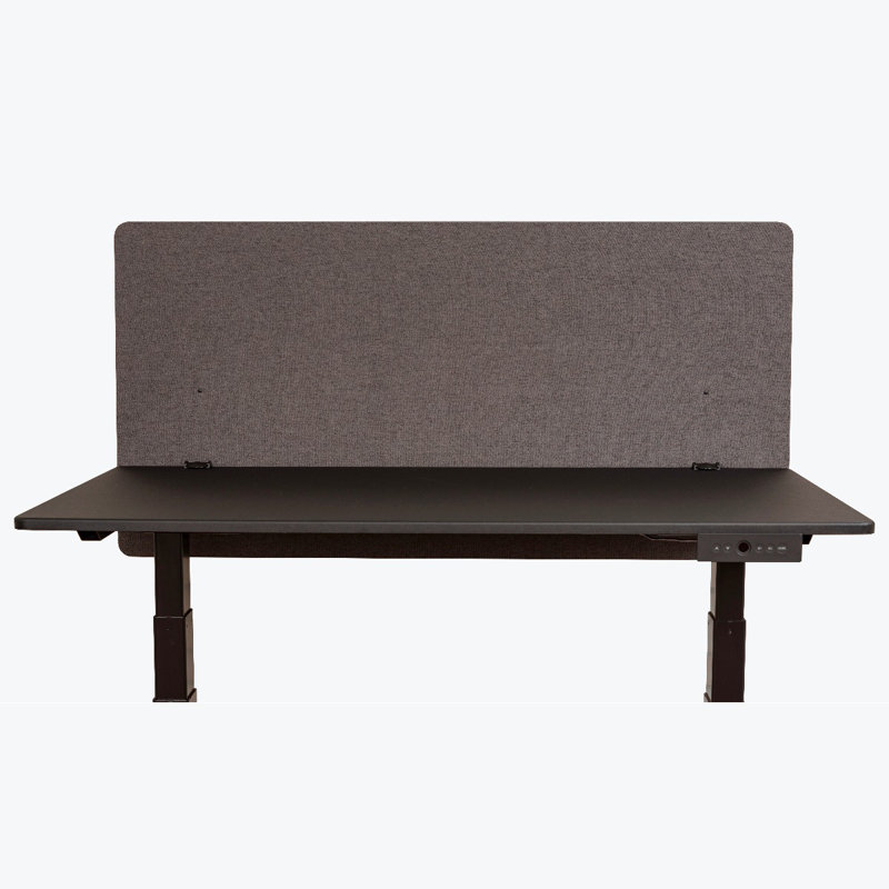 Panneau d'intimité pour bureau 1 panneau Reclaim Acoustique, Gris ardoise, 60 po